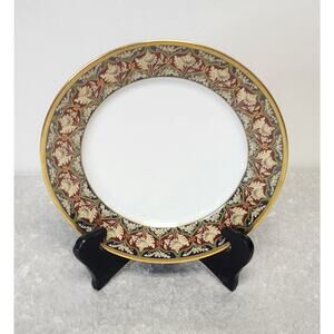Christian Dior TABRIZ Fine China 8.25" Plate-24k Gold
